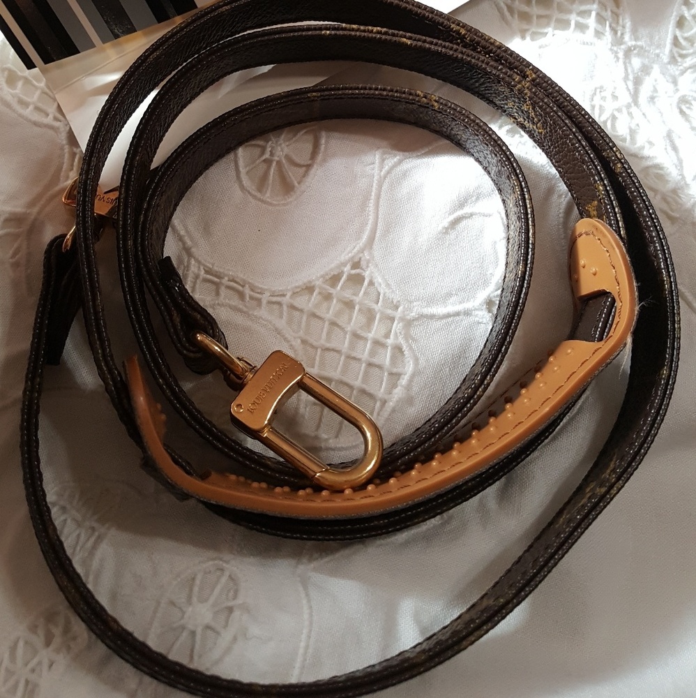 Sold -Auth. Mono LV Cross Body Strap - Picture 2 of 4